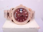 2017 New Rolex Day-Date 40mm All Rose Gold Watch Chocolate Dial
